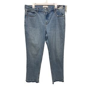 Abercrombie & Fitch Women's the 90's straight mid rise curve love jeans 33 NWT